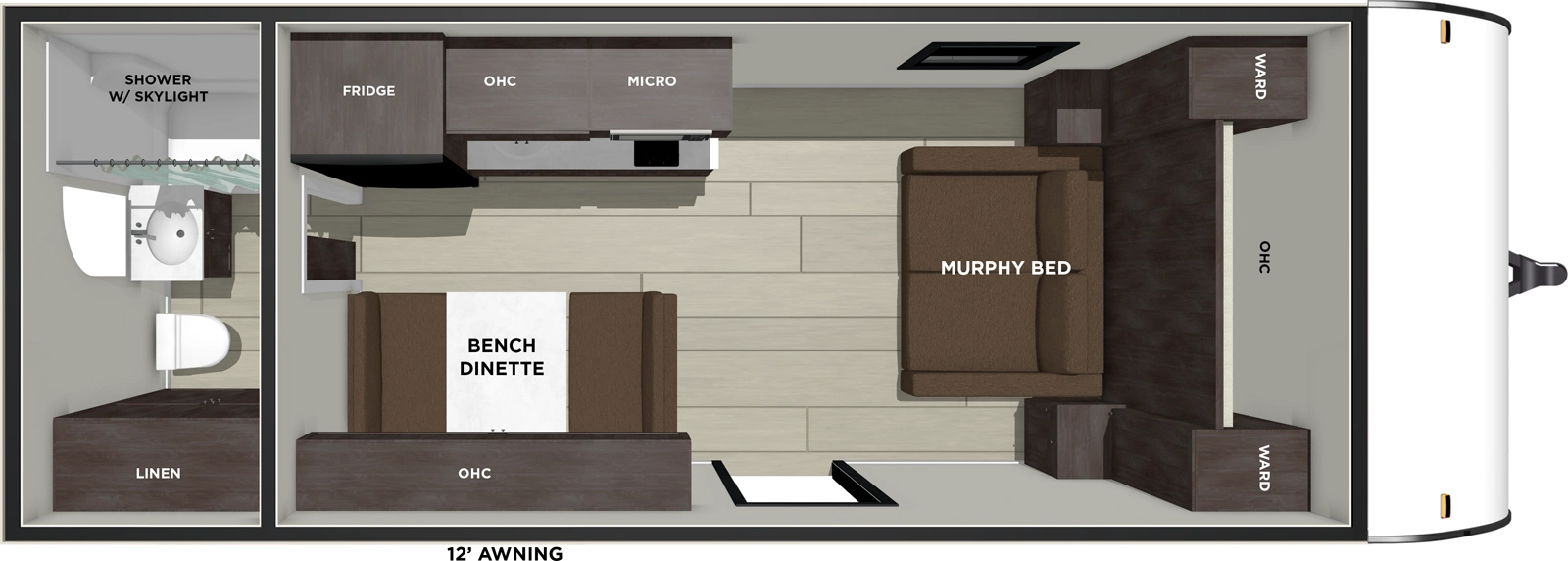 Salem Fsx 167RBK Floorplan